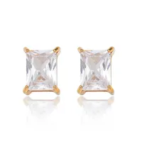 1 Pair Geometric Classic Style 304 Stainless Steel Ear Studs sku image 3