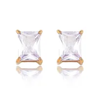 1 Pair Geometric Classic Style 304 Stainless Steel Ear Studs sku image 4
