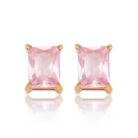 1 Pair Geometric Classic Style 304 Stainless Steel Ear Studs sku image 9