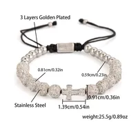 Retro Fruit Titanium Steel Plating Inlay Zircon Unisex Bracelets main image 7