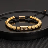 Retro Fruit Titanium Steel Plating Inlay Zircon Unisex Bracelets main image 3