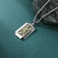 Geometric Vintage Style 304 Stainless Steel Pendant Necklace Wholesale main image 3