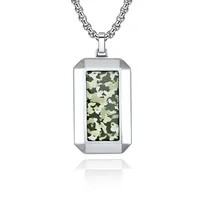 Geometric Vintage Style 304 Stainless Steel Pendant Necklace Wholesale sku image 2