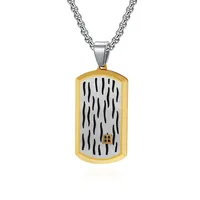 Geometric Vintage Style 304 Stainless Steel Pendant Necklace Wholesale sku image 2