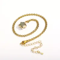 Star Simple Style Classic Style Natural Stone Copper Pendant Necklace Wholesale main image 5