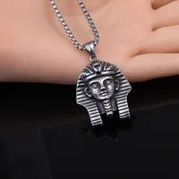 Aptitude Gothique Hip Hop Acier Inoxydable 304 Couleur Unie Hommes Charmes Collier main image 4