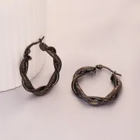 1 Paire Rond Élégant Femme Style Simple Acier Inoxydable 304 Des Boucles D'Oreilles main image 4