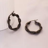 1 Paire Rond Élégant Femme Style Simple Acier Inoxydable 304 Des Boucles D'Oreilles main image 7