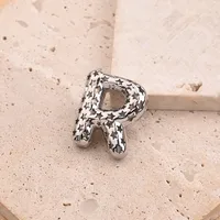 1 Pc/Package Copper White Gold Plated Polished Letter Pendant sku image 23