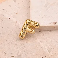 1 Pc/Package Copper 18K Gold Plated Polished Letter Pendant main image 8