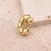 1 Pc/Package Copper 18K Gold Plated Polished Letter Pendant main image 5