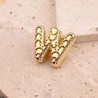1 Pc/Package Copper 18K Gold Plated Polished Letter Pendant sku image 26