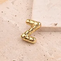 1 Pc/Package Copper 18K Gold Plated Polished Letter Pendant sku image 19