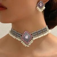 Glam Shiny Alloy Geometric Women's Jewelry Set main image 2