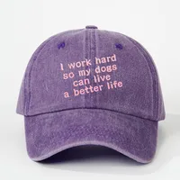 Unisexe Slogan Avant-Toit Incurvé Broderie Décontractée Style Simple Vêtement De Rue Casquette De Baseball main image 2