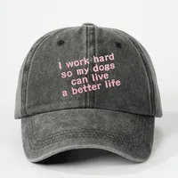 Unisex Slogan Curved Eaves Embroidery Casual Simple Style Streetwear Baseball Cap sku image 2