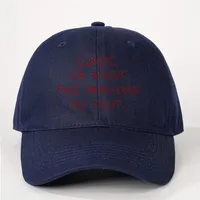 Unisex Vocabulary Words/Name Curved Eaves Embroidery Casual Simple Style Streetwear Baseball Cap main image 4