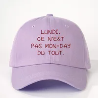Unisex Vocabulary Words/Name Curved Eaves Embroidery Casual Simple Style Streetwear Baseball Cap sku image 4