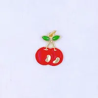 1 Piece Copper Polished Cherry Pendant sku image 3