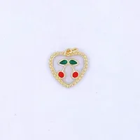 1 Piece Copper Polished Cherry Pendant sku image 11