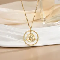 Flower Lady Copper Pendant Necklace Plating Lobster Trigger Clasp Closure sku image 3