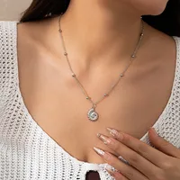 Starfish Conch Marine Style Alloy Leather Rope Iron Pendant Necklace Wholesale sku image 4