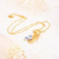 Boots Chinoiserie Retro Titanium Steel Pendant Necklace Plating OT Clasp Toggle Clasp Closure main image 5