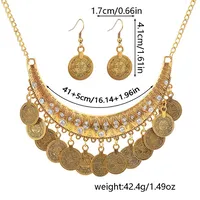 Elegant Vintage Style Lady Alloy Tassel Plating Unisex Jewelry Set main image 2