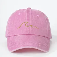 Unisex Solid Color Curved Eaves Embroidery Casual Simple Style Streetwear Baseball Cap main image 3