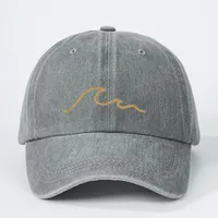 Unisex Solid Color Curved Eaves Embroidery Casual Simple Style Streetwear Baseball Cap main image 5