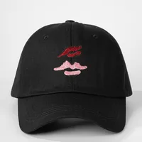 Unisex Lips Curved Eaves Casual Simple Style Streetwear Baseball Cap main image 3