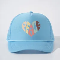 Unisex Heart Shape Curved Eaves Embroidery Casual Simple Style Streetwear Baseball Cap main image 4
