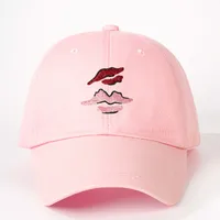 Unisex Lips Curved Eaves Casual Simple Style Streetwear Baseball Cap main image 5