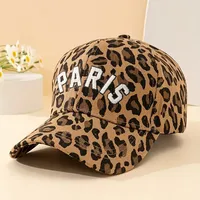 Unisex Leopard Curved Eaves Embroidery Casual Simple Style Streetwear Baseball Cap main image 2