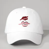 Unisex Lips Curved Eaves Casual Simple Style Streetwear Baseball Cap sku image 1