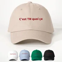 Unisexe Mots De Vocabulaire/Nom Avant-Toit Incurvé Décontractée Style Simple Vêtement De Rue Casquette De Baseball main image 1