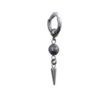 1 Piece Solid Color Retro Modern Style 304 Stainless Steel Pig Plating Drop Earrings main image 6