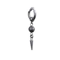 1 Piece Solid Color Retro Modern Style 304 Stainless Steel Pig Plating Drop Earrings sku image 1