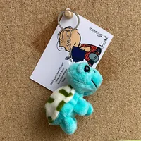 Cute Plush Animal Unisex Bag Pendant Keychain sku image 1