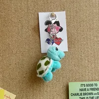 Cute Plush Animal Unisex Bag Pendant Keychain sku image 8
