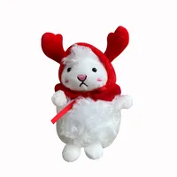 Cute Plush Animal Unisex Bag Pendant Keychain main image 4