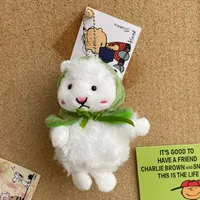 Cute Plush Animal Unisex Bag Pendant Keychain sku image 3