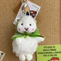 Cute Plush Animal Unisex Bag Pendant Keychain sku image 8