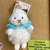 Cute Plush Animal Unisex Bag Pendant Keychain sku image 4