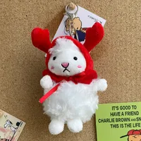 Cute Plush Animal Unisex Bag Pendant Keychain sku image 10