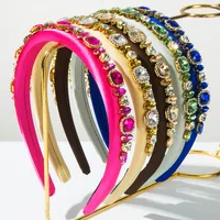 Women's Round Simple Style Cloth Diamond Hair Band main image 1