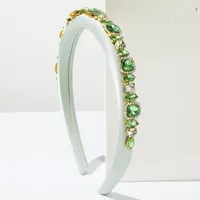 Women's Round Simple Style Cloth Diamond Hair Band main image 3