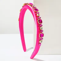 Women's Round Simple Style Cloth Diamond Hair Band sku image 1