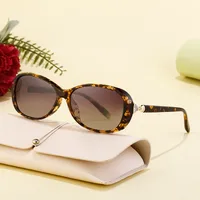 Oval Frame Vacation Classic Style Tac Gradient Tinted Lenses Full Frame Women's Sunglasses main image 2