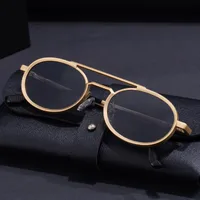 Round Frame Vacation Punk Pc Gradient Tinted Lenses Full Frame Men's Sunglasses main image 3
